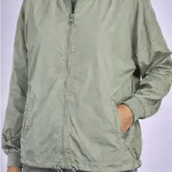 HALARA Jackets & Blazers - HALARA Light Olive Bomber Jacket